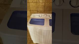 How to use Costway twintub washing machine [upl. by Nwotna]