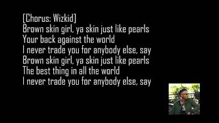 BROWN SKIN GIRL LYRICS Beyoncé SAINt JHN amp Wizkid Featuring Blue Ivy Carter [upl. by Mohorva]