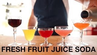 Fresh Fruit Juice Soda • ChefSteps [upl. by Anirahc]