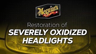 How to Restore Severely Oxidized Headlights [upl. by Curnin]