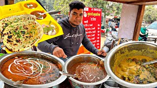 50₹ मैं Dhamaka offer Best Amritsari थाली in Faridabad । street food India [upl. by Nehcterg]