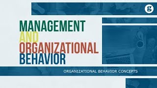 Management and Organizational Behavior [upl. by Enilkcaj394]