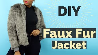 How to make a Faux Fur Winter Jacket SewAddicts [upl. by Pen435]