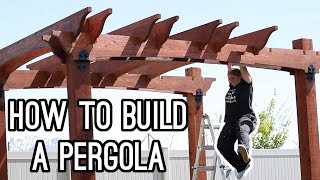 How to Build a Pergola with Arch Detail [upl. by Peckham]