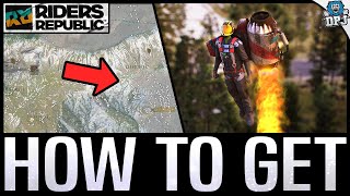 Riders Republic  HOW TO GET SECRET JET PACK  PLANE WING amp FLY ANYWHERE  Easy amp Fast Guide  Relic [upl. by Digirb]