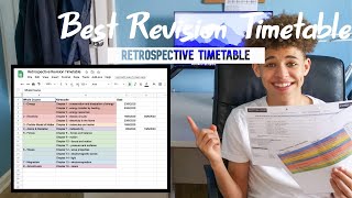 How to make THE BEST REVISION TIMETABLE  GCSE STUDENTS [upl. by Starlene570]