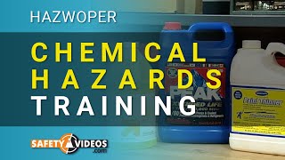 HAZWOPER Chemical Hazards Training from SafetyVideoscom [upl. by Lienet113]