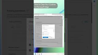 How to Clear Your Cookies in Microsoft Edge [upl. by Fridlund174]