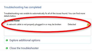 How To Fix A Network Cable Is Not Properly Plugged In Or May Be Broken Detected Error Windows 1087 [upl. by Centeno]