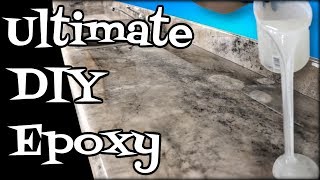 Epoxy Countertops DIY 🔴 ULTIMATE Step by Step 🔴 [upl. by Cahra378]