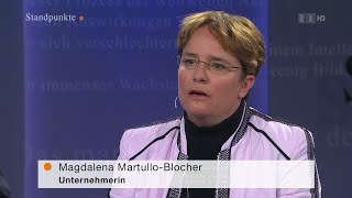 Magdalena MartulloBlocher  BaslerZeitung Standpunkte April 2016 [upl. by Ajram]