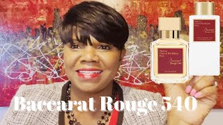 Baccarat Rouge 540 Perfume  Lotion Review  Faylene’s World [upl. by Nairda]