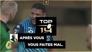 TOP 14  Les échanges 𝗮𝗿𝗯𝗶𝘁𝗿𝗲𝘀 ⚡ 𝗷𝗼𝘂𝗲𝘂𝗿𝘀 sont souvent savoureux voici un bestof de la saison  😅 [upl. by Aneeg]