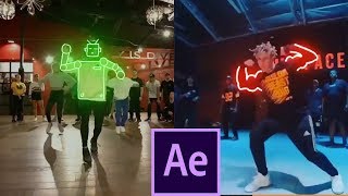 Glowing Lines Effect  Blottermedia Dance Effects After Effects Tutorial [upl. by Coveney]