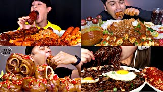 MUKBANGERS EATING WAY TOO FAST😱 [upl. by Eniak]