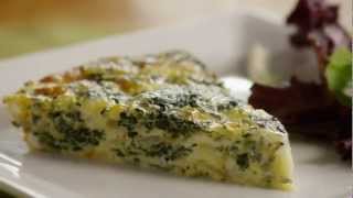 How to Make Crustless Spinach Quiche  Allrecipes [upl. by Slaughter]