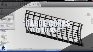 TUTO REVIT  Modélisation gardecorps [upl. by Yardley]