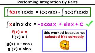 Integration By Parts [upl. by Michaele]