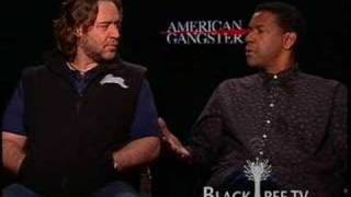 Denzel Washington Russell Crowe Interview American Gangster [upl. by Eittel]