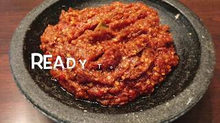 Homemade Indonesian Spicy Chili Paste Sambal [upl. by Prakash]