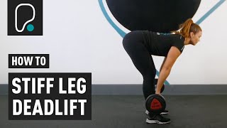 Leg exercise  How To Do A Romanian Deadlift [upl. by Templer478]