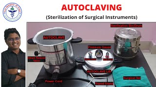 Autoclave Sterilization  Surgery Practical 01 [upl. by Zonda]