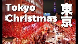 TOKYO Christmas illuminations 東京クリスマスイルミネーション 東京観光 夜景 Night view 六本木ヒルズ 丸の内 東京ミッドタウン 表参道 Lights [upl. by Llibyc]