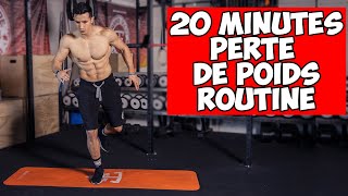 Routine perte de poids 20 minutes  brûle graisse intensif [upl. by Anavahs]