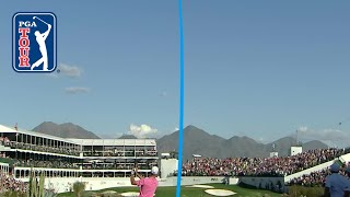 Every tee shot from No 16 in Round 2 of Waste Management 2019 [upl. by Inverson]