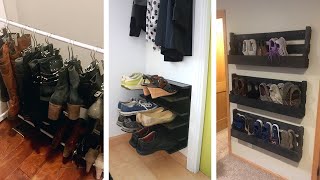 24 Super Practical Shoes Storage Ideas to Organize Your Shoes [upl. by Freeman]