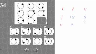 IQ TEST matrix 34 SOLVED AND EXPLAINED [upl. by Joela629]