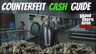 GTA 5 ONLINE COUNTERFEIT CASH FACTORY MONEY GUIDE [upl. by Wagstaff]