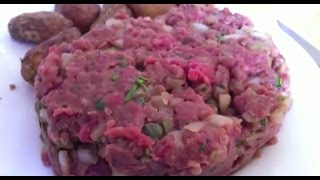 Recette steak tartare de boeuf [upl. by Saidel]