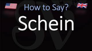 How to Pronounce Schein CORRECTLY [upl. by Alolomo276]