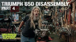 Triumph 650 Motorcycle Engine Disassembly amp Rebuild part 4  Lowbrow Customs [upl. by Danforth]