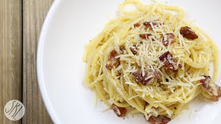 1 Minute Recipe  Easy Carbonara [upl. by Kyne]