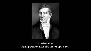 Louis Spohr  String Quintet no2 in G major op33 no2 [upl. by Gina280]