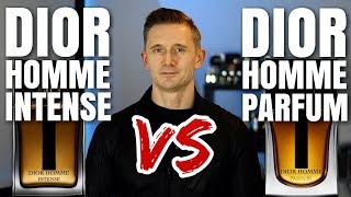 Dior Homme Intense vs Dior Homme Parfum  Which do I prefer [upl. by Kalila]