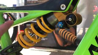 Ohlins TTX 22 M How to adjustset up  Sea Otter Classic 2018 [upl. by Fernas30]