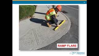 Training Video Inspecting ADAcompliant curb ramps 2020 [upl. by Garvy]