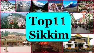 Sikkim Tourism  Famous 11 Places to Visit in Sikkim Tour [upl. by Eahsram]