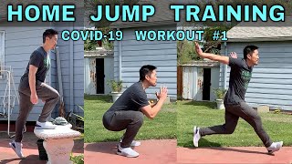 HOME JUMP TRAINING  COVID19 Workout Part 16 [upl. by Binnings]