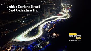 Jeddah Corniche Circuit ShowLight® 4K [upl. by Rother368]