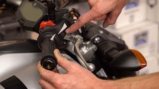 How To Adjust Your Motorcycle Throttle Cable  MC Garage [upl. by Ulick]