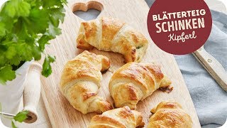 BlitzRezept Schinkenkipferl [upl. by Ciprian]